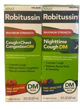 Robitussin DM Maximum Strength Cough+Chest Congestion & Nighttime Cough 7/2028 picture