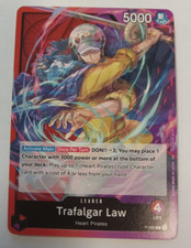 One Piece - Trafalgar Law - P-086 - OP10 Release Event Red/Purple NM picture