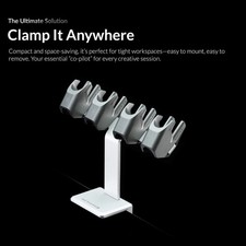 AirClamp Gaahleri Aluminium body 4 air brush holder back in stock get it now picture