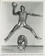 1968  Press  Photo Promo Harlem Globetrotters Frank Stephens, Freddie Neal picture