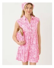NWT Lilly Pulitzer ARLEY DRESS (CONCH SHELL PINK BURST OF JOY) SIZE: Medium  picture
