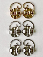 Levears 1 Pair Sterling Silver 2 Pair Stainless Steel Earrings Lifts Lifter Lady picture
