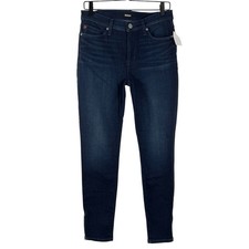 Hudson Women's Blue Stretch Natalie Midrise Super Skinny Ankle Jeans Size 28 picture