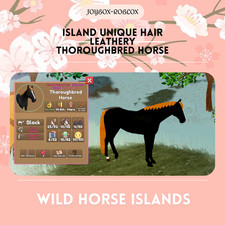 🐎 Wild Horse Islands 🐎 Island Unique Hair IUH Thoroughbred picture