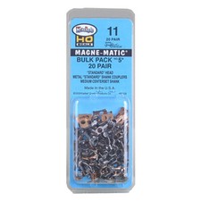 Kadee 11 Bulk Pack 20 pair #5 Metal Couplers : HO Scale picture