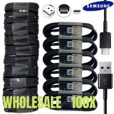 100X Wholesale Bulk USB Type C Cable 4ft For Samsung Fast Charger Charging Cord picture