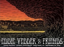 EDDIE VEDDER & FRIENDS POSTER - OHANA FESTIVAL DANA POINT SEPT 25 2026 PEARL JAM picture