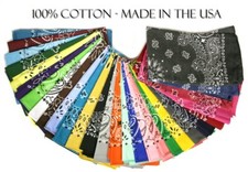 Hav-A-Hank USA Made 100% Cotton Paisley Bandannas Bandanas 22