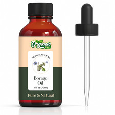 Borage Oil 100% Pure Cold Pressed Carrier Oil for Skin & Hair Care picture