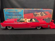 Vintage 1964 Deluxe Reading Crusader 101 Motorized Remote Control Car 30