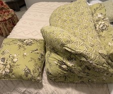 Noble Excellence Cotton Queen Sized Comforter And Accent Pillow picture
