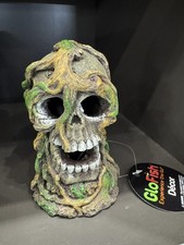 New In Box Aquarium Skull Cave Fish Tank Ornament Decoration Cycle GloFish 6