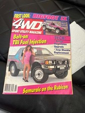 RARE Vintage 1990 4WD Off Road Bigfoot 4x4 Monster Jam Truck Magazine picture