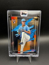 Jacob Misiorowski RARE TOPPS FINEST INVESTMENT ROOKIE CARD Brewers SP RC picture