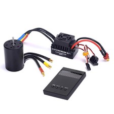 60A Brushless ESC 3650 3900KV Brushless Motor Programming Card Kit 1/10 RC Car picture