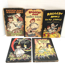 Raggedy Ann & Andy Early Editions Book Lot 5 Johnny Gruelle 1925-1932 Vintage HC picture