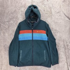 Cotopaxi Jacket Mens Large Green Teca Fleece Hooded Full Zip picture