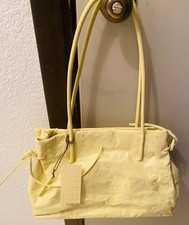 NWT Vintage Sigrid Olsen Cracked Leather Light Pear  Handbag picture