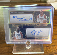 2023-24 Panini Select Pairings Signatures Harden Westbrook Auto /49 SP-4 picture