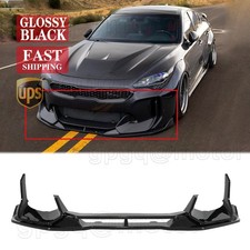 For KIA Stinger GT GT-Line 2018-23 AD Style Gloss Black Front Bumper Lip Spoiler picture
