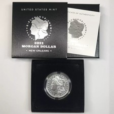2021 O Privy Mark Morgan Dollar w US Mint OGP - Box & COA - New Orleans picture