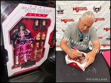 WWE BRET HART Signed Autographed Mattel Ultimate Figure - PROOF INSCRIPTION picture