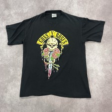 Vintage 1991 Guns N Roses Here Today Gone To Hell Shirt Tour Rare Band Tee picture
