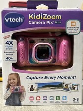 VTech KidiZoom Camera Pix Plus Pink  DAMAGED PACKAGE picture