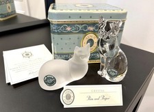Lenox Classics crystal cat figurine set picture
