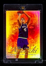 Dirk Nowitzki RARE SHOWCASE RAINBOW HOLO CARD Dallas Mavericks HOF picture
