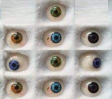 Vintage Human Prosthetic Eye 10PC MIX COLOR EYE  Antique Glass Artificial picture