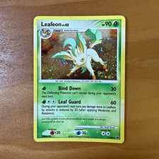 Nintendo Pokemon TCG Leafeon 7/100 Majestic Dawn Holo Rare 2008 EN 90HP picture