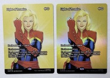 MTG Marvel Super Heroes - Light of Promise Foil & Non-Foul Borderless Marvel NM picture