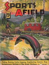 Vintage 1937 Sports Afield Magazine Cover  Metal Sign  picture