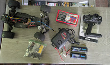 Vintage Traxxas Rustler 2WD RC Truck Lot Brushless Upgraded Futaba Triton Charge picture