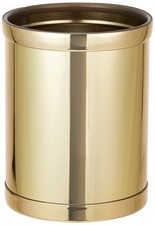 Kraftware Mylar Round Waste Basket, 11