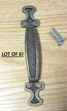 6 PCS - Vintage Ajax #837 Mediterranean Drawer Cabinet Pull Antique Pewter 6