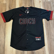 Elly De La Cruz #44 Cincinati Reds City Black Baseball Jersey Stitched S-3XL NWT picture
