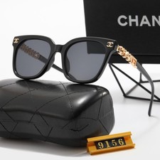 Gorgeous CHANEL 0748 Square Black Eyeglasses 62-16-142 with Case and Box picture