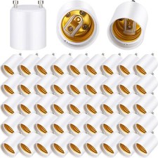 GU24 to E26 E27 Bulb Adapter Standard Screw-in Socket Heat Resistant Converts US picture