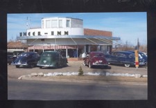 SEDALIA MISSOURI WHEEL INN DRIVE IN RESTAURANT OLD CARS VINTAGE POSTCARD picture