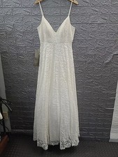 New ASOS Bridal Ariana Sleeveless White Wedding Dress Size 8 picture