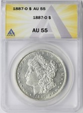1887-O $1 Morgan Silver Dollar ANACS AU55 New Orleans picture