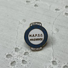 Vintage M.A.P.S.C. Magnavox Enamel Lapel Pin picture