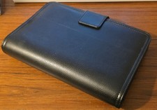 Franklin Covey 365 Monthly Weekly Organizer Planner Black Faux Leather & Notes picture
