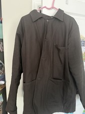 Tellason Blanket lined Cotton Canvas Jacket - Dark Brown picture