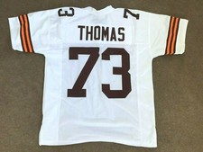 UNSIGNED CUSTOM Sewn Stitched Joe Thomas White Jersey - M, L, XL, 2XL picture