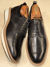 ECCO MENS ST 1 MENS BLACK LEATHER HYBRID SNEAKER/OXFORD US SIZE 7.5-8/ EUC 41  picture