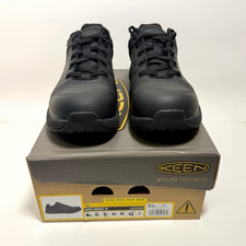 KEEN Utility Vista Energy XT Black Work Shoes Men's 9.5EE Extra Wide EH picture