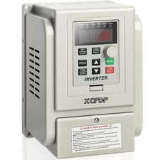XCFDP AC 220V/2.2kw 3HP Variable Frequency Drive,12A VFD Inverter 3HP, White picture